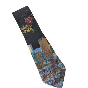 Mark Alexander Christmas Denver Santa Silk Necktie